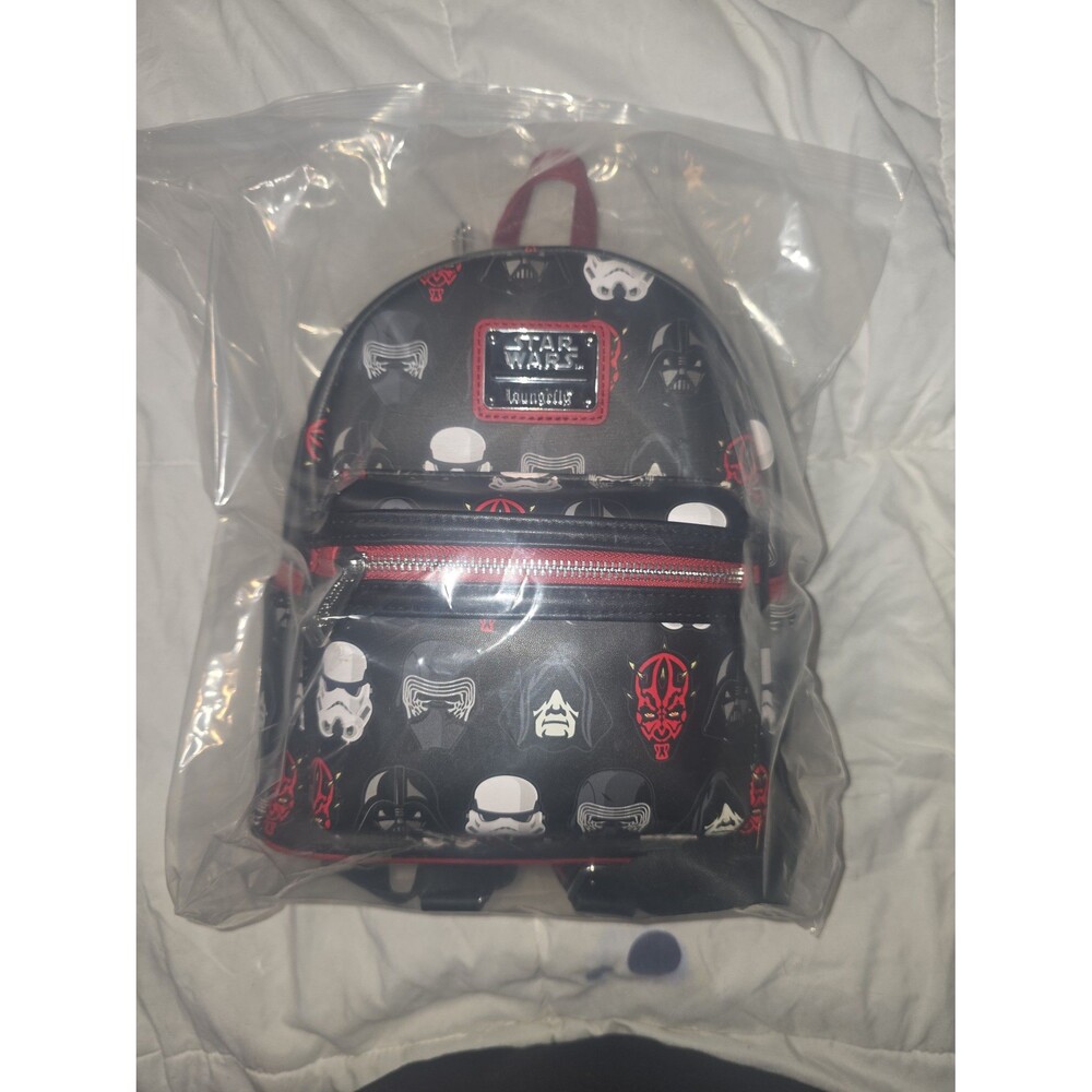 NWOT loungefly  Darth Vader Darth maul mini backpack bookbag purse bag tote!